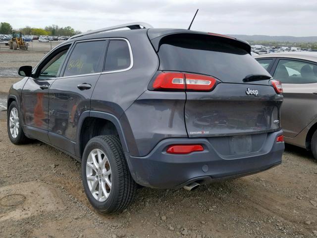 1C4PJLCB0EW139253 - 2014 JEEP CHEROKEE L GRAY photo 3