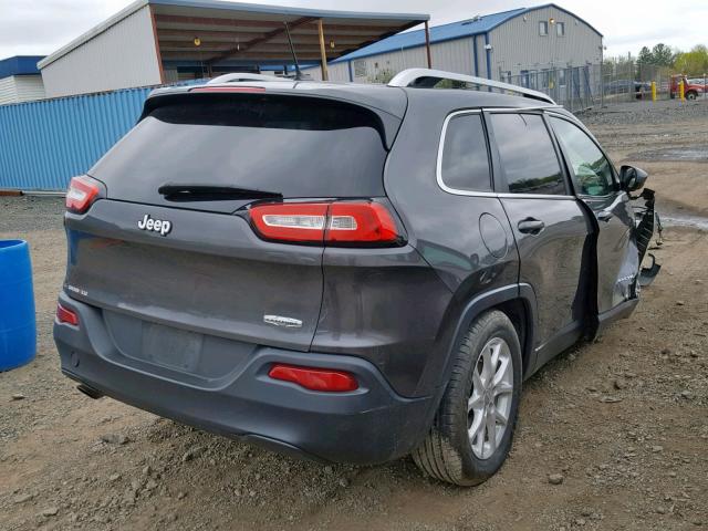 1C4PJLCB0EW139253 - 2014 JEEP CHEROKEE L GRAY photo 4