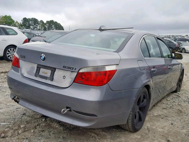 WBANA73515B816033 - 2005 BMW 530 I GRAY photo 4