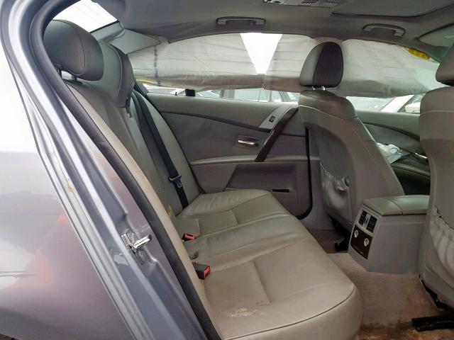 WBANA73515B816033 - 2005 BMW 530 I GRAY photo 6