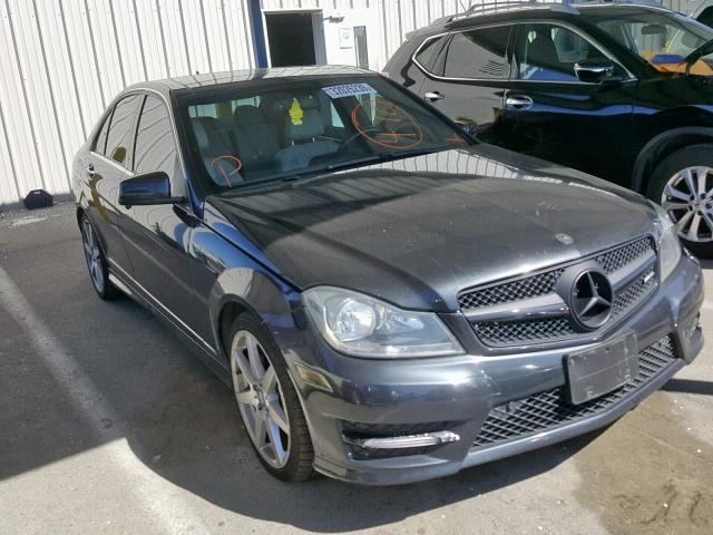 WDDGF4HB7EA953094 - 2014 MERCEDES-BENZ C 250 GRAY photo 1