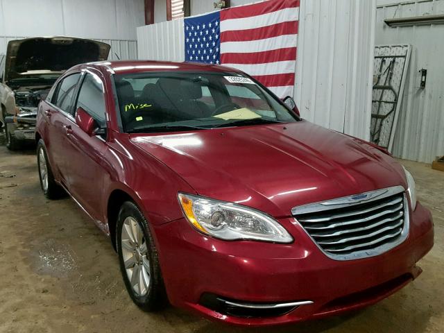 1C3CCBBB9CN288322 - 2012 CHRYSLER 200 TOURIN RED photo 1