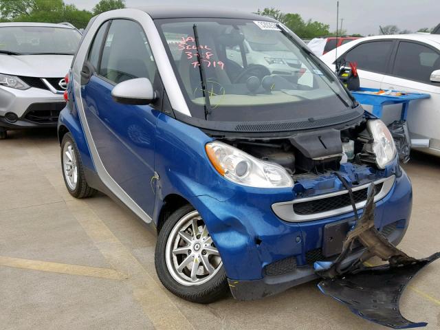 WMEEJ31X09K241771 - 2009 SMART FORTWO PAS 蓝色 照片 1
