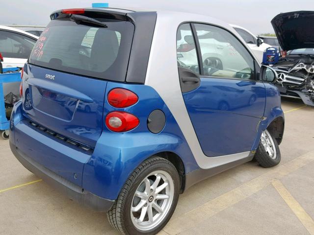 WMEEJ31X09K241771 - 2009 SMART FORTWO PAS 蓝色 照片 4