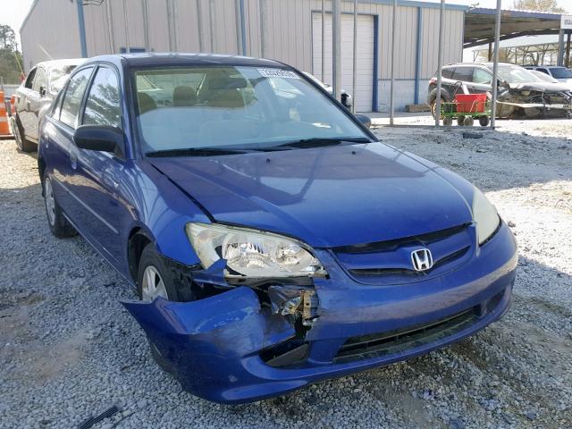 1HGES16394L015626 - 2004 HONDA CIVIC DX V BLACK photo 1