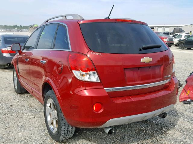 3GNAL3E51CS610236 - 2012 CHEVROLET CAPTIVA SP RED photo 3