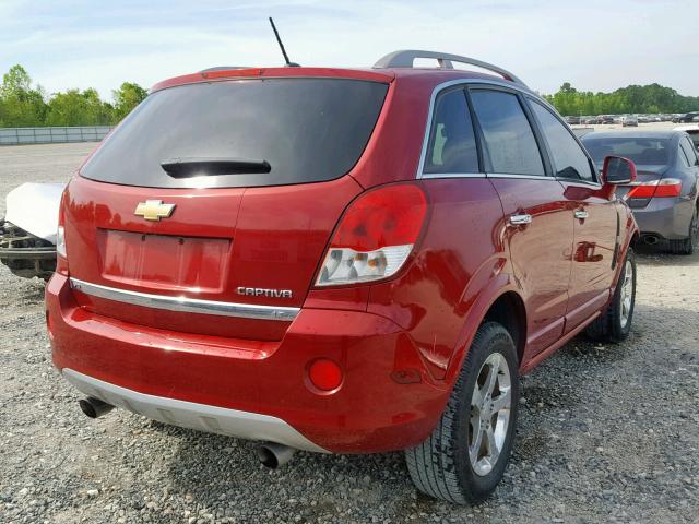 3GNAL3E51CS610236 - 2012 CHEVROLET CAPTIVA SP RED photo 4