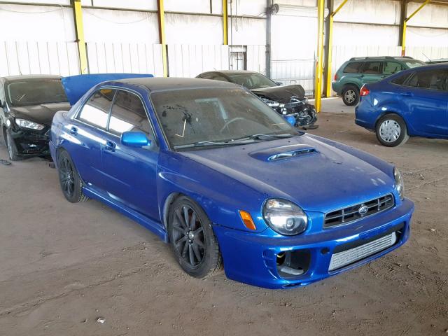 JF1GD29622G524188 - 2002 SUBARU IMPREZA WR BLUE photo 1