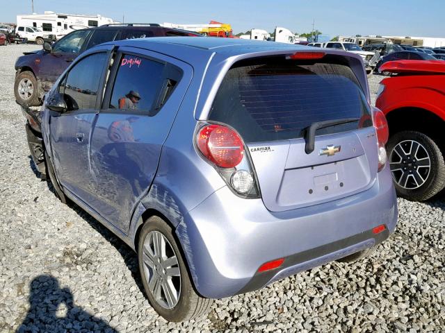 KL8CB6S94EC583418 - 2014 CHEVROLET SPARK LS PURPLE photo 3