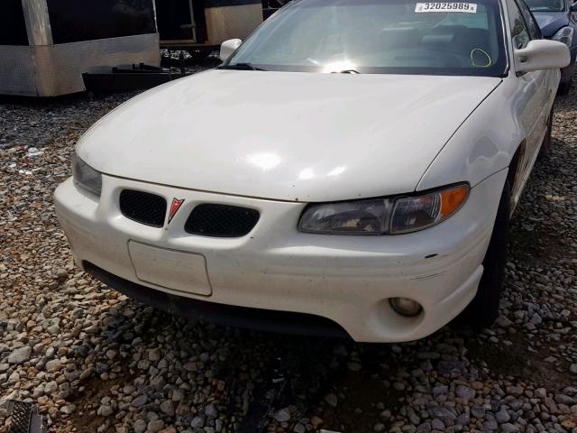 1G2WR52153F100197 - 2003 PONTIAC GRAND PRIX WHITE photo 9