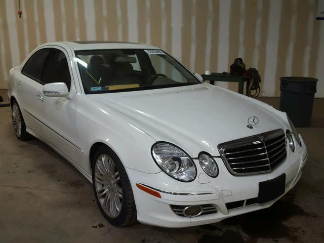 WDBUF56X37B075161 - 2007 MERCEDES-BENZ E 350 WHITE photo 1