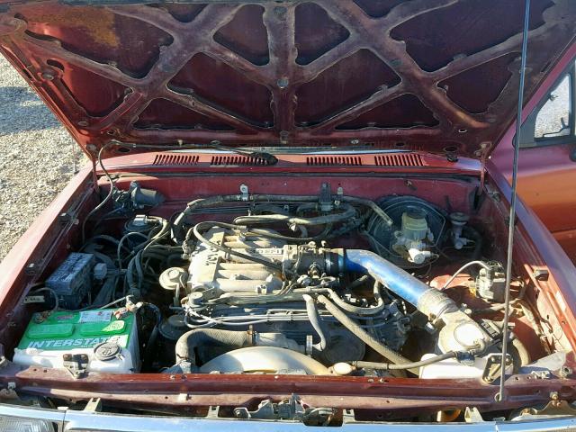 JT4VN13D1M5054928 - 1991 TOYOTA PICKUP 1/2 RED photo 7