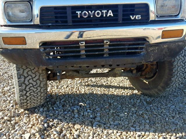 JT4VN13D1M5054928 - 1991 TOYOTA PICKUP 1/2 RED photo 9