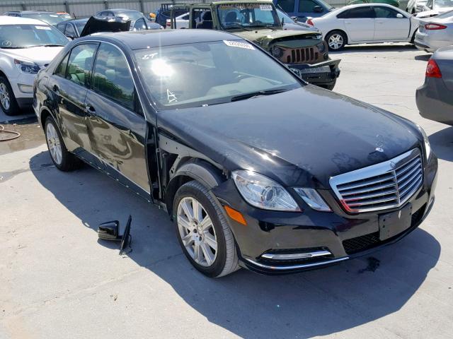 WDDHF5KB9CA525396 - 2012 MERCEDES-BENZ E 350 BLACK photo 1