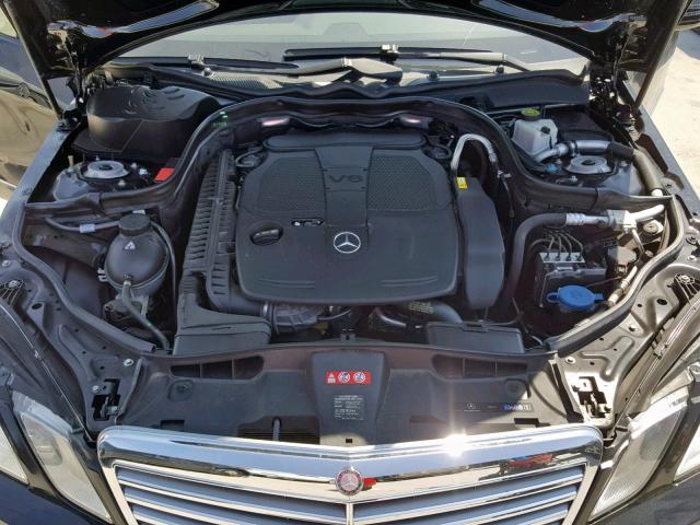 WDDHF5KB9CA525396 - 2012 MERCEDES-BENZ E 350 BLACK photo 7