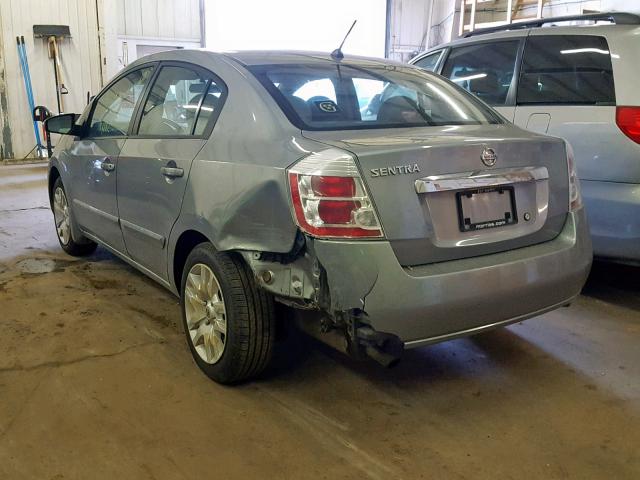 3N1AB6AP4AL655153 - 2010 NISSAN SENTRA 2.0 SILVER photo 3