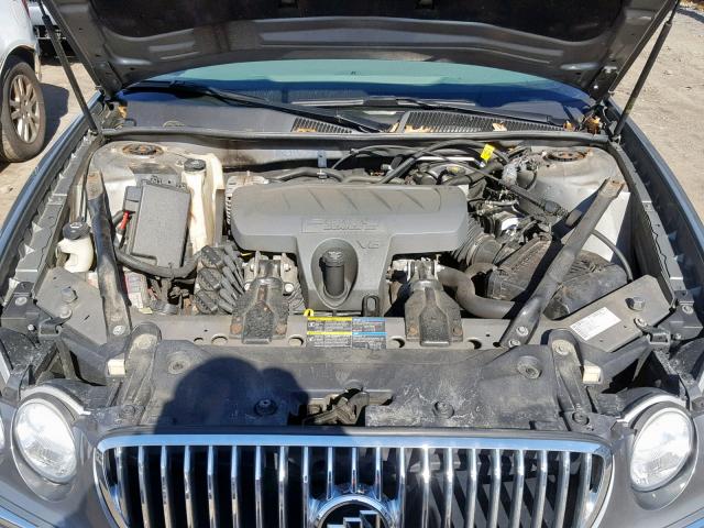 2G4WD582X91213634 - 2009 BUICK LACROSSE C GRAY photo 7