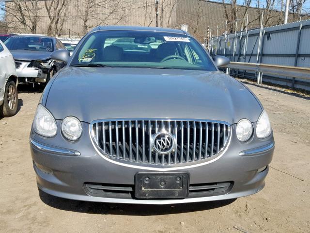 2G4WD582X91213634 - 2009 BUICK LACROSSE C GRAY photo 9