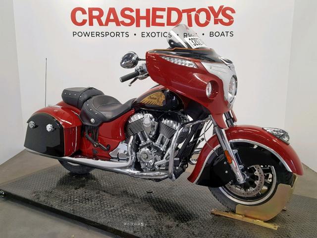 56KTCAAA3F3327592 - 2015 INDIAN MOTORCYCLE CO. CHIEFTAIN RED photo 17