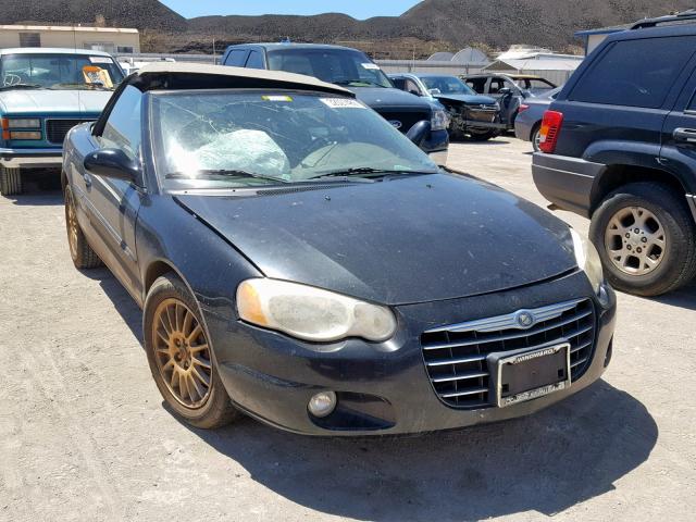 1C3EL55R45N638476 - 2005 CHRYSLER SEBRING TO BLACK photo 1