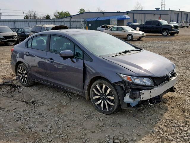 19XFB2F96EE234762 - 2014 HONDA CIVIC EXL CHARCOAL photo 1