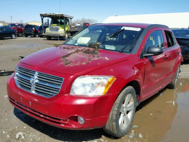 1B3CB3HA8AD566800 - 2010 DODGE CALIBER MA RED photo 2