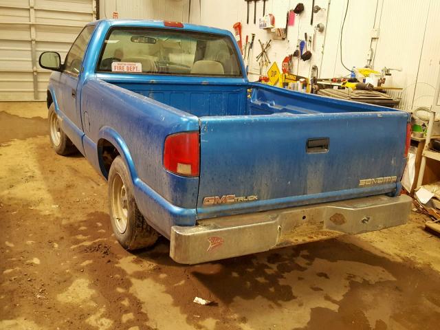 1GTCS1440S8516373 - 1995 GMC SONOMA BLUE photo 3