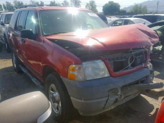 1FMZU62K03ZA39454 - 2003 FORD EXPLORER X RED photo 1