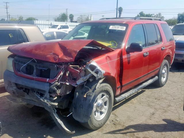 1FMZU62K03ZA39454 - 2003 FORD EXPLORER X RED photo 2
