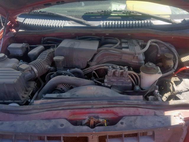 1FMZU62K03ZA39454 - 2003 FORD EXPLORER X RED photo 7