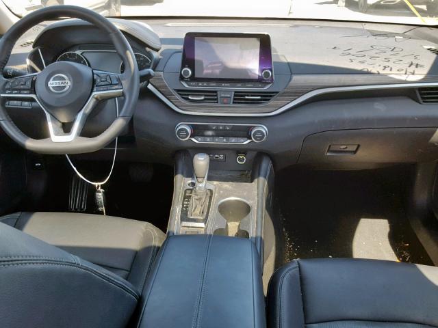 1N4BL4EV8KC164258 - 2019 NISSAN ALTIMA SL SILVER photo 9