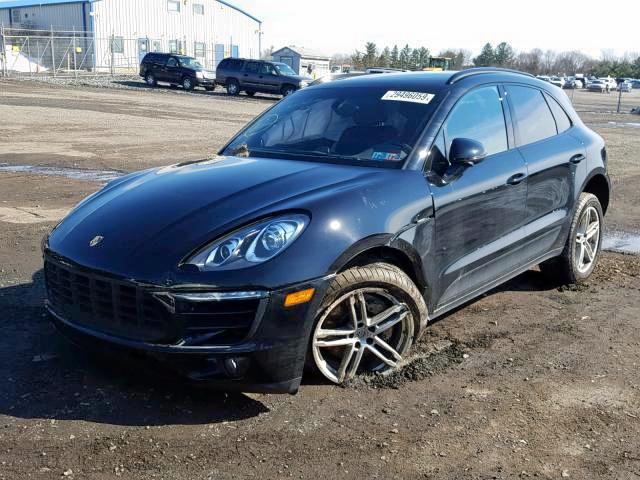 WP1AB2A59GLB45422 - 2016 PORSCHE MACAN S BLACK photo 2