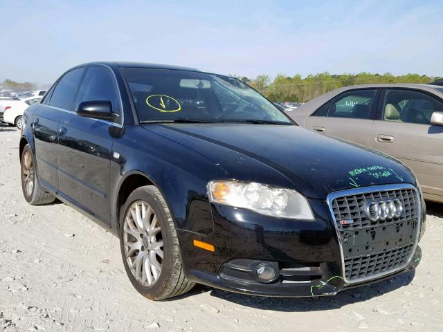 WAUAF78E78A136933 - 2008 AUDI A4 2.0T BLACK photo 1