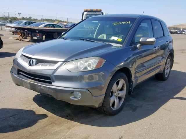 5J8TB18558A009961 - 2008 ACURA RDX TECHNO GRAY photo 2