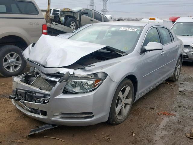 1G1ZC5E11BF266102 - 2011 CHEVROLET MALIBU 1LT 银色 照片 2