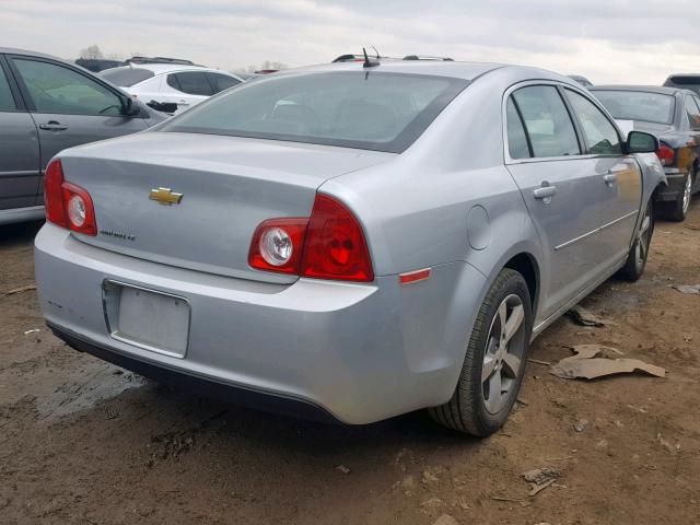 1G1ZC5E11BF266102 - 2011 CHEVROLET MALIBU 1LT 银色 照片 4