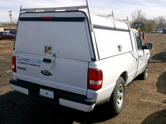 1FTYR10D79PA46740 - 2009 FORD RANGER WHITE photo 4