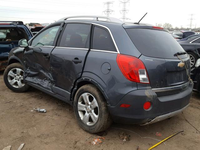 3GNAL2EK0DS616238 - 2013 CHEVROLET CAPTIVA LS 蓝色 照片 3