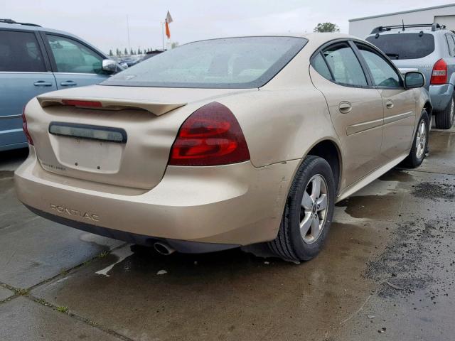 2G2WP522751286639 - 2005 PONTIAC GRAND PRIX GOLD photo 4