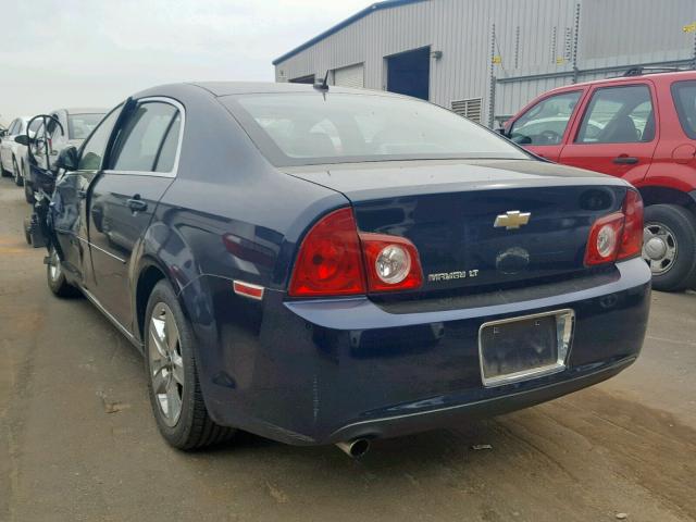 1G1ZC5EB7AF144254 - 2010 CHEVROLET MALIBU 1LT 蓝色 照片 3
