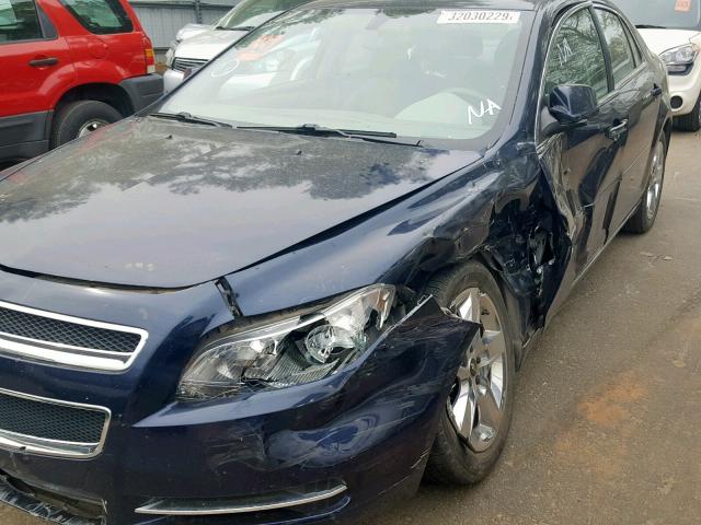 1G1ZC5EB7AF144254 - 2010 CHEVROLET MALIBU 1LT 蓝色 照片 9