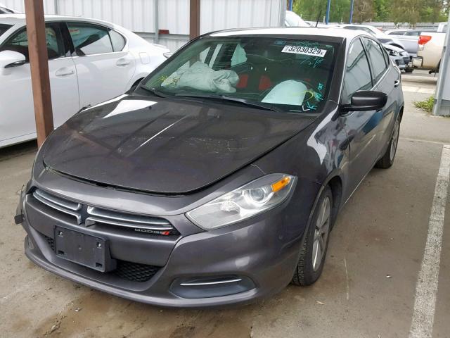 1C3CDFDH7FD181804 - 2015 DODGE DART SE AE GRAY photo 2