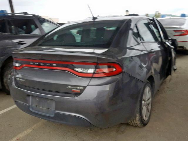 1C3CDFDH7FD181804 - 2015 DODGE DART SE AE GRAY photo 4