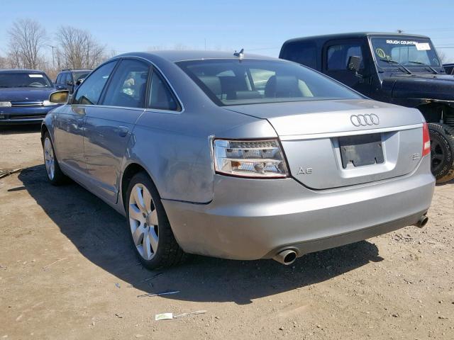 WAUDH74F57N007604 - 2007 AUDI A6 3.2 QUA GRAY photo 3