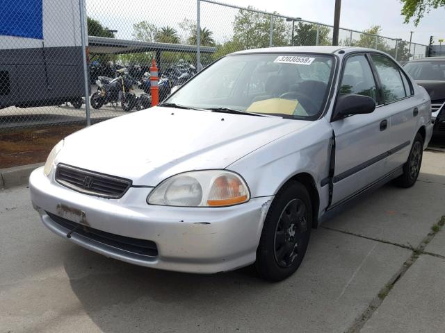 JHMEJ6629WS000427 - 1998 HONDA CIVIC DX SILVER photo 2