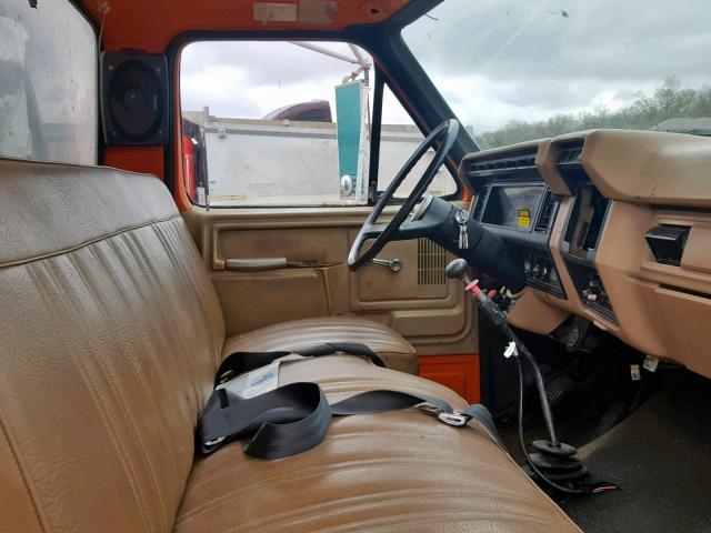 1FDMF60H4DVA05649 - 1983 FORD F600 ORANGE photo 5