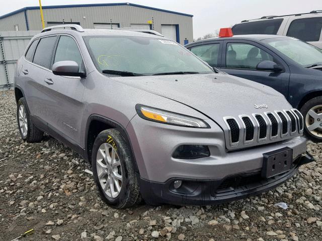 1C4PJLCB2JD537361 - 2018 JEEP CHEROKEE L GRAY photo 1