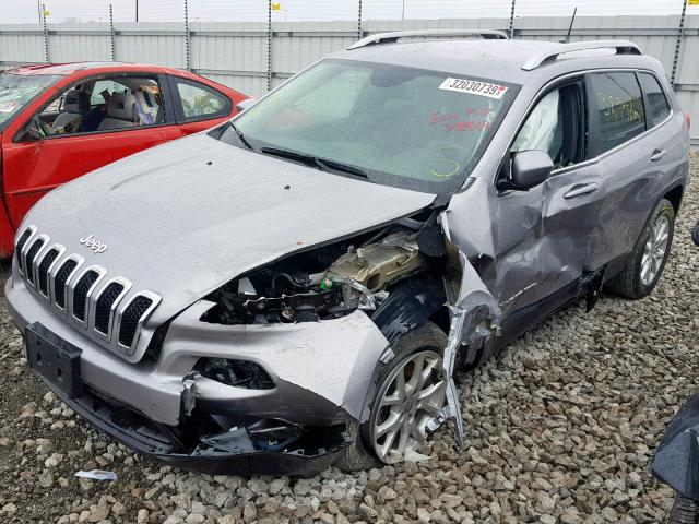 1C4PJLCB2JD537361 - 2018 JEEP CHEROKEE L GRAY photo 9