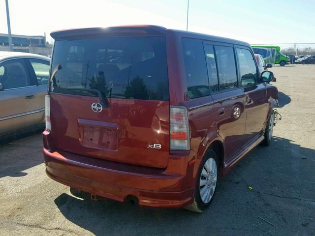 JTLKT324464103218 - 2006 TOYOTA SCION XB 红色 照片 4