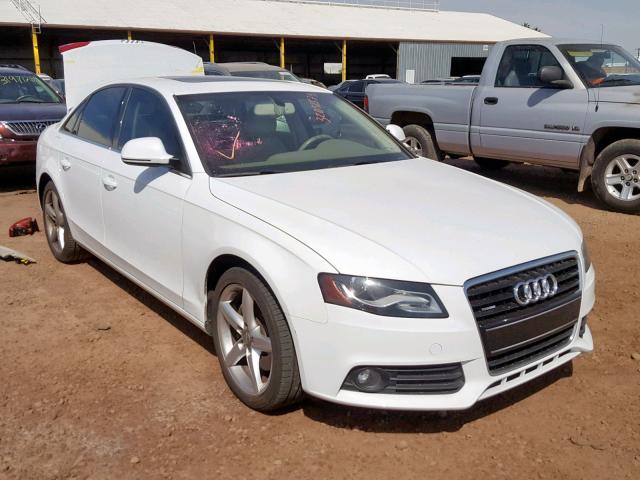 WAUMK78K49N044994 - 2009 AUDI A4 PRESTIG WHITE photo 1